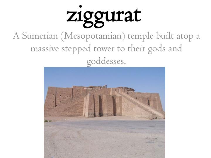 Ziggurat temple